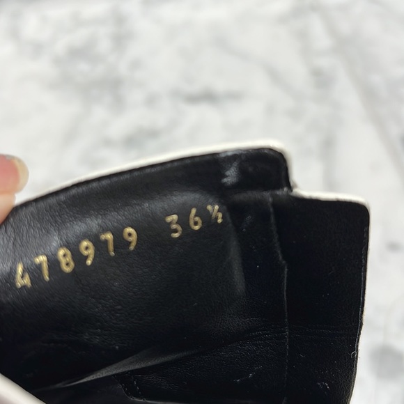 White leather boots with beautiful heel from Stella McCartney. - Picture 3 of 4